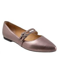 Trotters - Emerald Pointed Toe Mary Jane Flat - Lyst