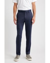 Bugatchi - Flat Front Knit Wool Blend Chinos - Lyst