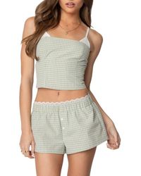 Edikted - Lenorah Layered Crop Top - Lyst