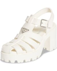 Prada - Stride Flow Cage Platform Sandal - Lyst