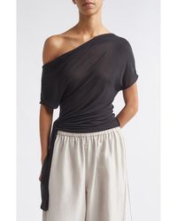 St. Agni - Off The Shoulder Jersey Top - Lyst