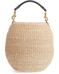 Clare V. - Pot De Miel Top Handle Straw Basket Bag - Lyst