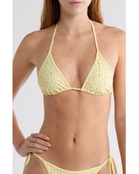 PacSun - Corinne Triangle Bikini Top - Lyst