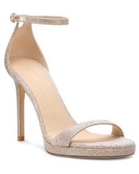 Stuart Weitzman - Nudist Platform Sandal - Lyst