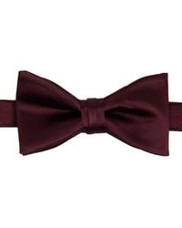 Brooklyn Brigade - Solid Satin Pre-Tied Bow Tie - Lyst