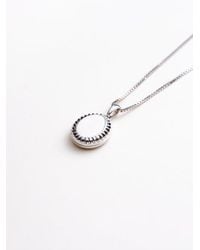 Their Studios - Sutton Oval Locket - Lyst