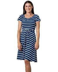Hope & Henry - Organic Tie-Waist Knit Dress - Lyst