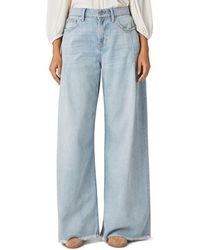Lucky Brand - Palazzo Pleated High Waist Wide Leg Jeans - Lyst