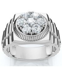 Bliss Diamond - 3/4Ct Diamond Anniversary Wedding Ring 14K Lab Grown - Lyst