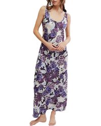 Free People - Worth The Wait Floral Maxi Dress - Lyst