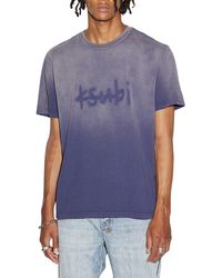 Ksubi - Heritage Kash Ombré Logo Graphic T-shirt - Lyst