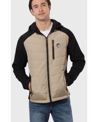 canada weather gear - Hybrid Softshell Puffer Jacket - Lyst