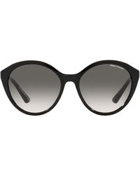 Armani Exchange - 55mm Gradient Cat Eye Sunglasses - Lyst