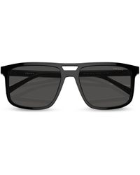 Prada - 56mm Rectangular Sunglasses - Lyst