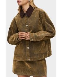 ALIGNE - Bark Denim Jacket - Lyst