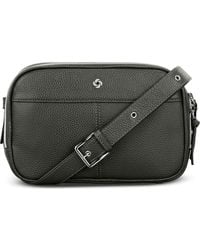 Samsonite - Mobile Solution 2 Leather Crossbody Bag - Lyst