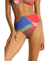 Sea Level - Santora High Waist Bikini Bottoms - Lyst
