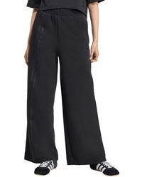 adidas - Off Placed 3-Stripes Wide Leg Sweatpants - Lyst