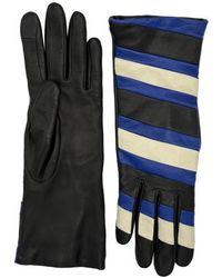 Agnelle - Alexine Midlength Striped Leather Gloves - Lyst