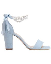 Forever & Always Shoes - Melissa Block Heels Sandals With Pearls - Lyst