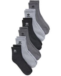adidas - Originals Trefoil Assorted 6-pack Socks - Lyst