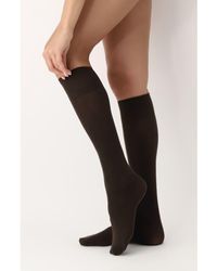 Oroblu - Nives Knee High Wool Blend Socks - Lyst