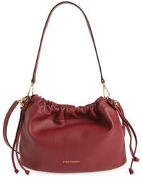 Strathberry - Drawstring Pouch Leather Shoulder Bag - Lyst