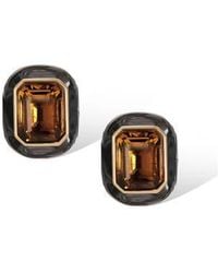 Retro Chic - Roman Night Ear Studs - Lyst