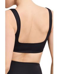 GOOD AMERICAN - Square Neck Compression Bikini Top - Lyst