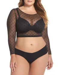 spanx sheer top