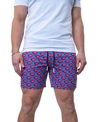 Maceoo - Swim Lion Redlips Swim Trunks - Lyst