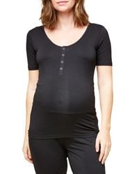 Nom Maternity - Rhys Maternity & Nursing Snap-Front Tee - Lyst