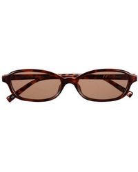 Le Specs - Honey Pot 55Mm Oval Sunglasses - Lyst