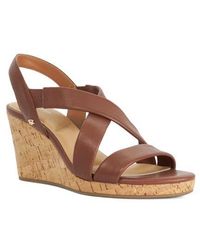 Dune - Kamies Slingback Platform Wedge Sandal - Lyst