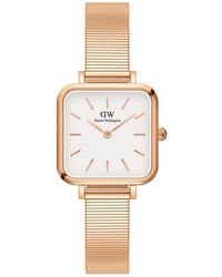 Daniel Wellington - Quadro Studio Mesh Strap Watch, 22Mm - Lyst