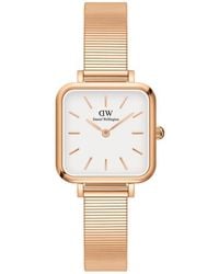 Daniel Wellington - Quadro Studio Mesh Strap Watch, 22Mm - Lyst