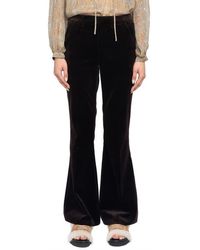 Zadig & Voltaire - Prevy Cotton Velveteen Flare Leg Pants - Lyst
