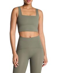Spanx - Square Neck Crop Tank Top - Lyst