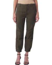 Citizens of Humanity - Agni Crop Twill Utility Trousers - Lyst