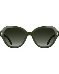 Longchamp - Roseau 56Mm Gradient Modified Rectangular Sunglasses - Lyst