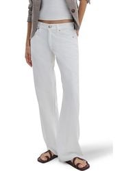 Rag & Bone - Cam Featherweight Low Rise Relaxed Straight Leg Jeans - Lyst