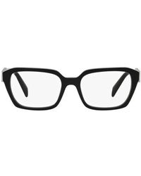 Prada - 54Mm Rectangular Optical Glasses - Lyst
