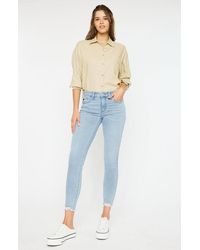 Kancan - Willowbrook Essentials Mid Rise Ankle Skinny Jeans - Lyst