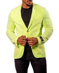 Maceoo - Neon Unconstructed Knit Blazer - Lyst