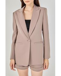 Endless Rose - Tailored Single Button Blazer - Lyst