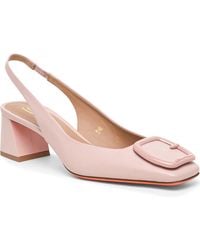 Santoni - Mid-Heel Slingback - Lyst