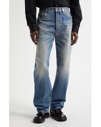 McQueen - Skull Straight Leg Jeans - Lyst