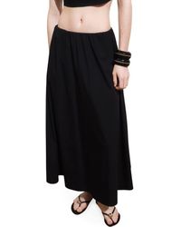 Mango - Flared Cotton Midi Skirt - Lyst