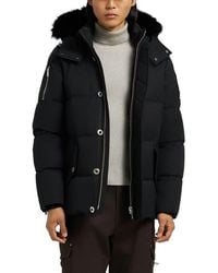Moose Knuckles - Original 3Q Genuine Shearling Trim Water Resistant & Wind Resistant Down Puffer Jacket - Lyst