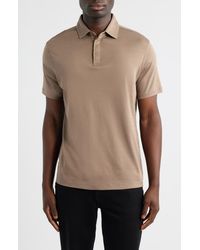 Robert Barakett - Georgia Solid Pima Cotton Polo - Lyst